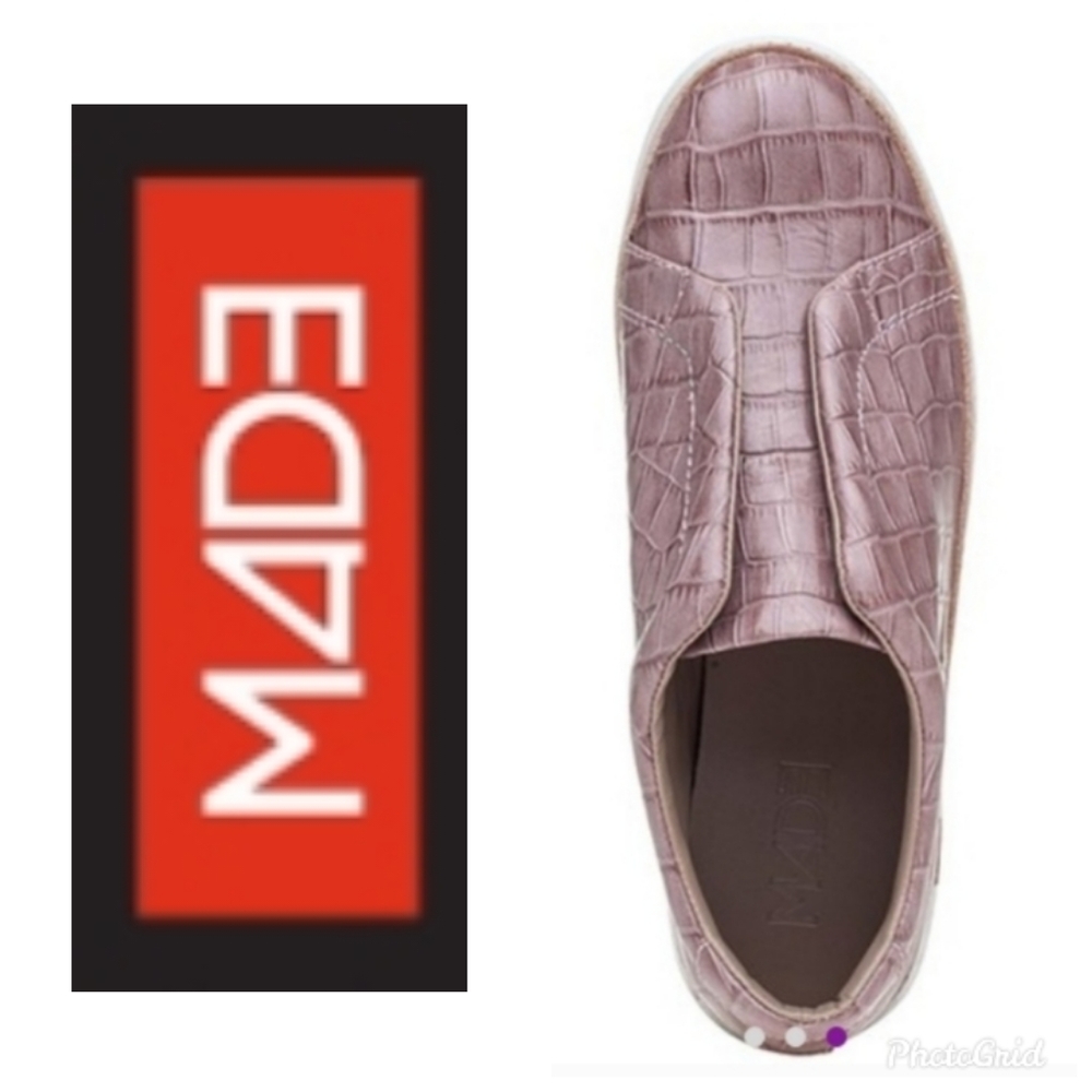 LIQUIDATION! M4D3 LEATHER SNEAKS SZ: 8.5